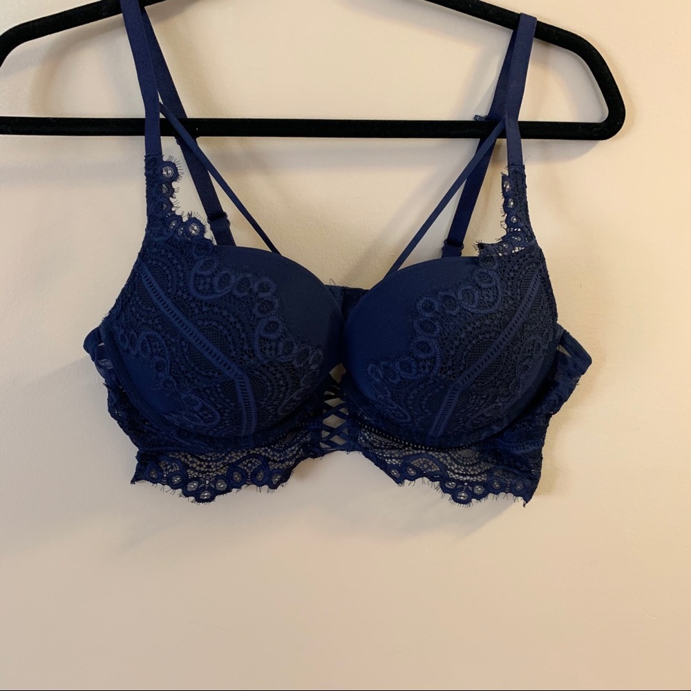La senza blue push up bra 38B
